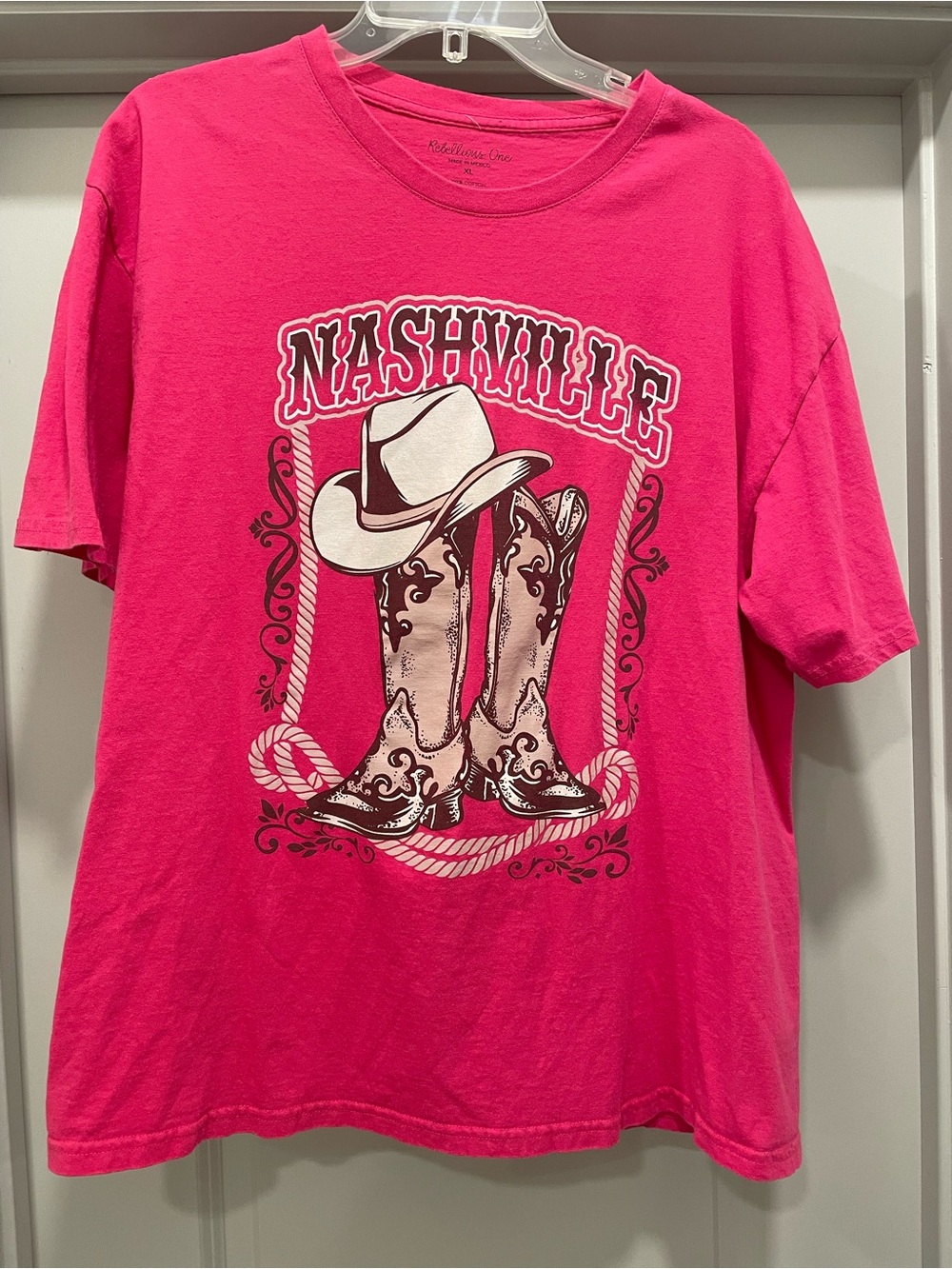 Rebellious One Hot Pink Graphic Tee